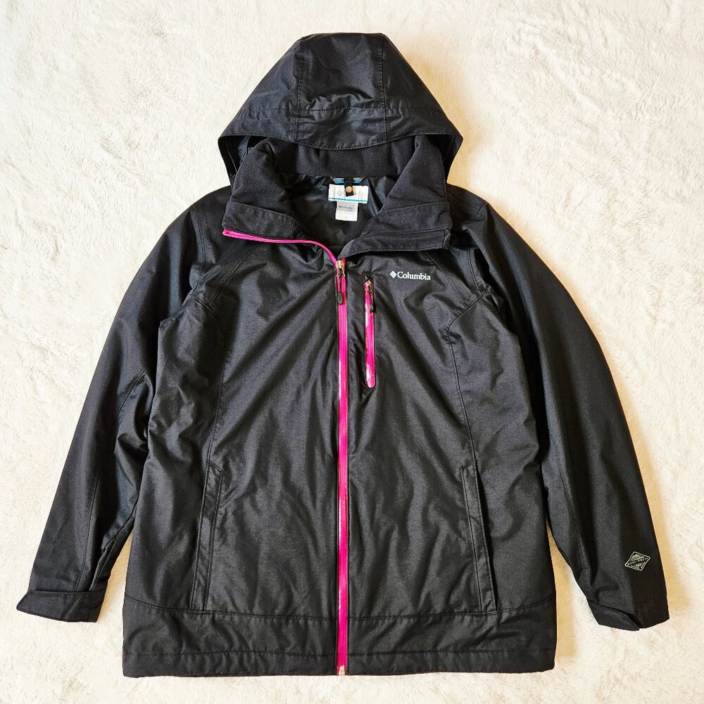 Columbia Interchange Women's Waterproof Windbreaker Jacket Omni-Heat Size 1X